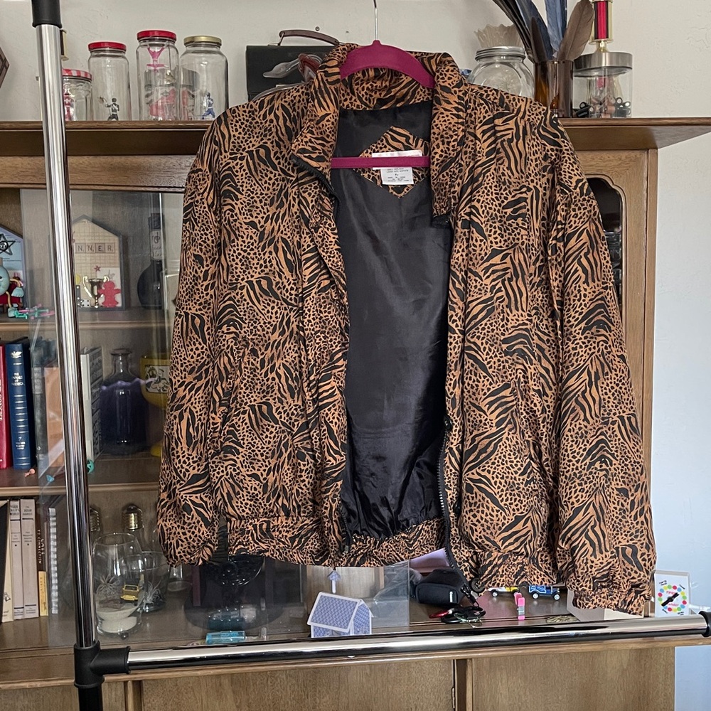 Animal Print Wind Breaker